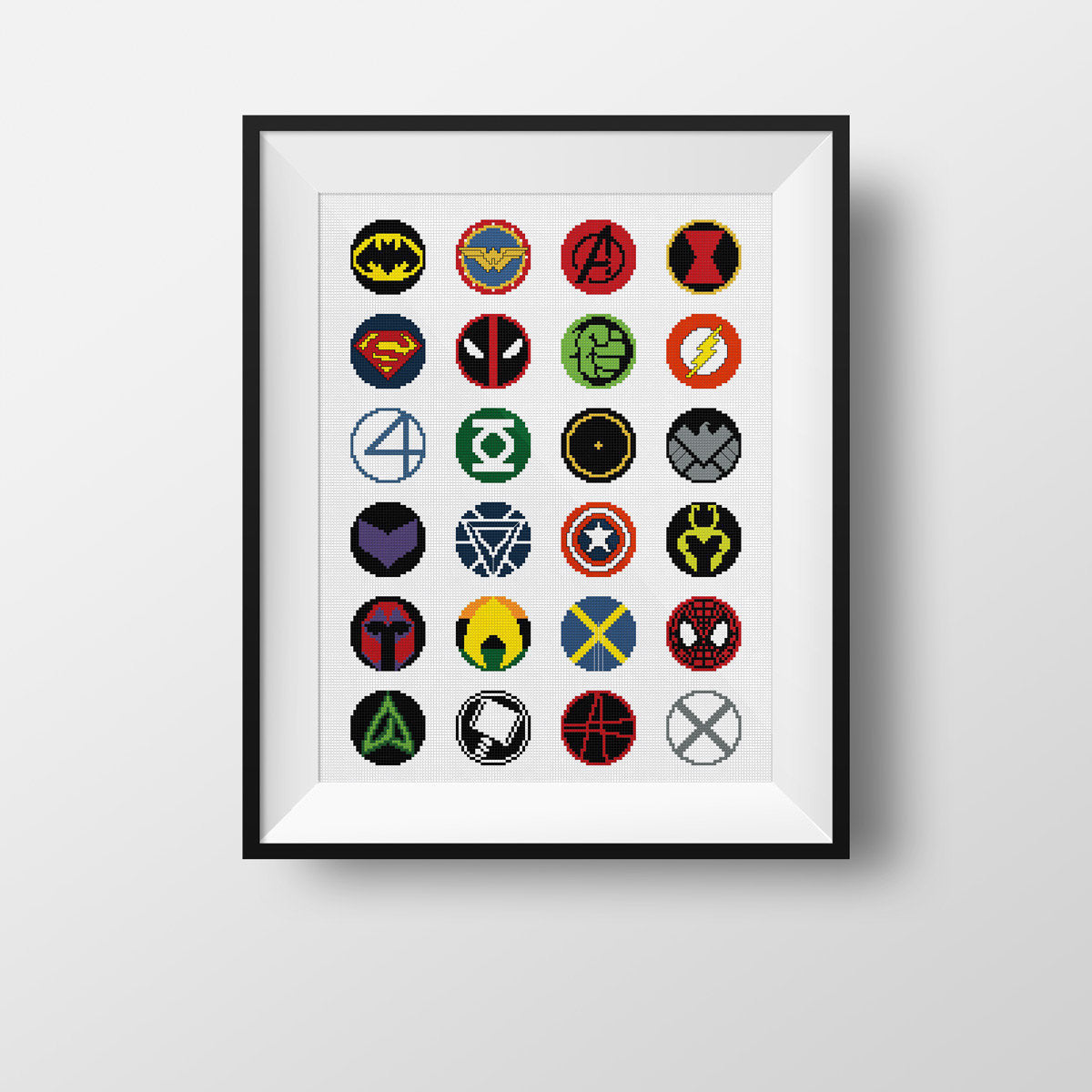 Superheroes - Cross stitch pattern – Cross Stitching Lovers superheroes-cross-stitch-pattern-cross-stitching-lovers