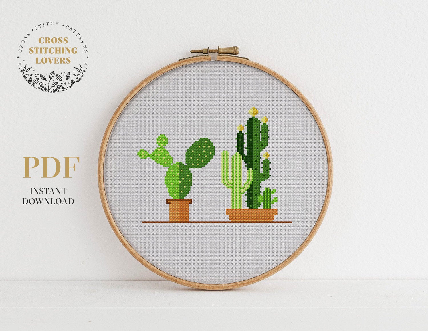 Cactus - Cross stitch pattern