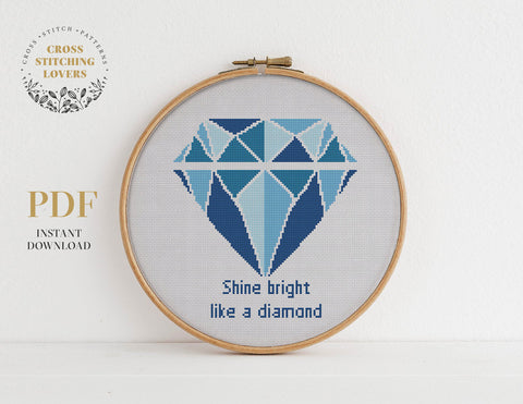 Diamond - Cross stitch pattern