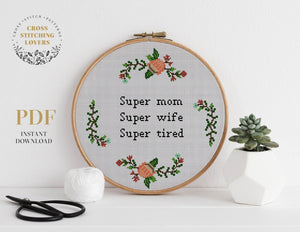 Funny Cross stitch pattern