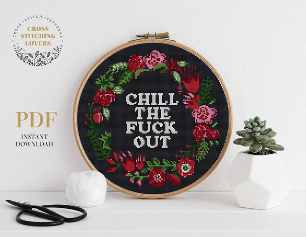 Chill - Cross stitch pattern