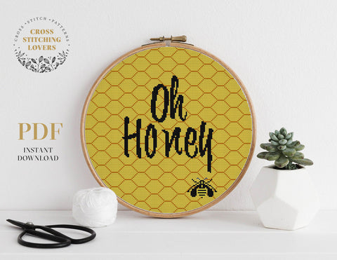 Honey - Cross stitch pattern