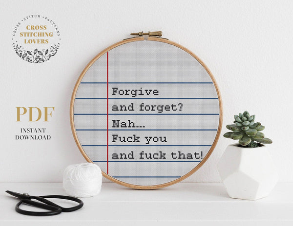 Subversive Cross stitch pattern