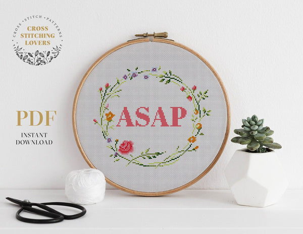 ASAp - Cross Stitch Pattern