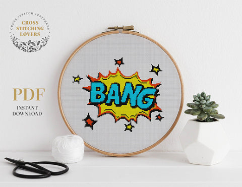 Bang - Cross stitch pattern