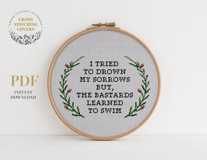 Funny Cross stitch pattern