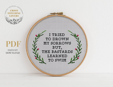 Funny Cross stitch pattern