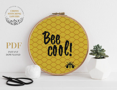 Be Cool - Cross stitch pattern