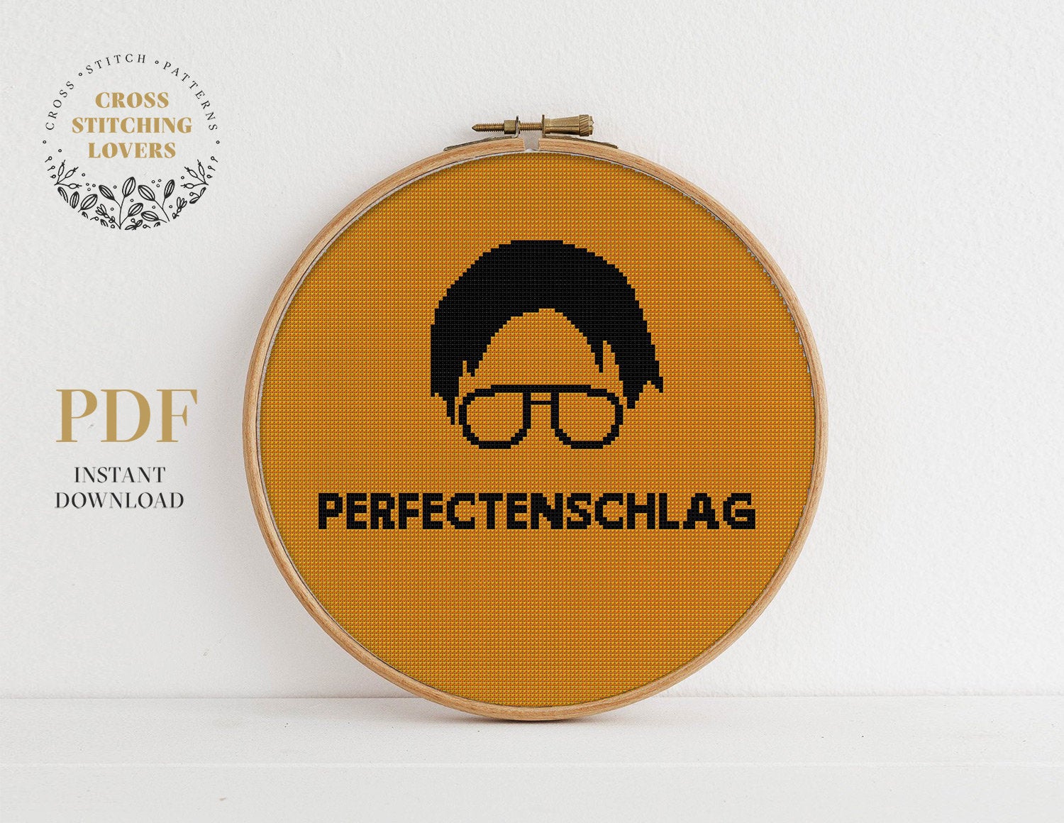 Dwight - Cross stitch pattern