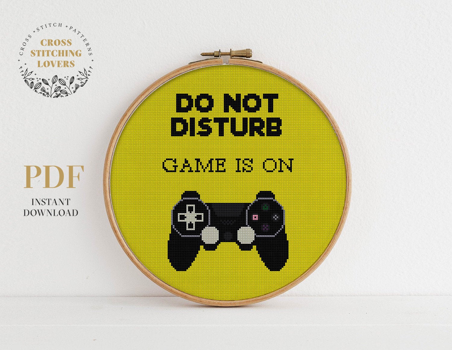 Game is ON - Cross stitch pattern