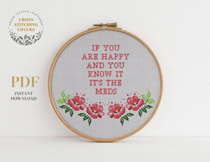 Funny Cross stitch pattern