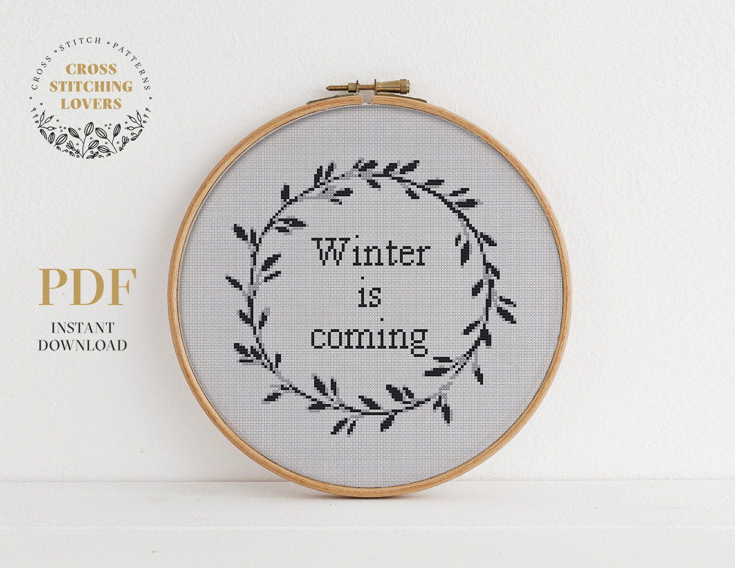 Winter is coming - Cross stitch pattern