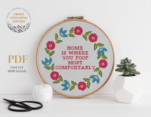 This Make you laugh - Cross stitch pattern