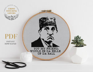 Da Belle of Da Ball - Cross stitch pattern
