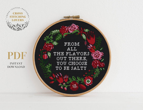 Funny Cross stitch pattern