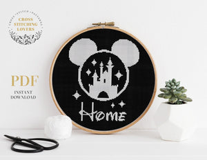 Mickey Mouse - Cross stitch pattern