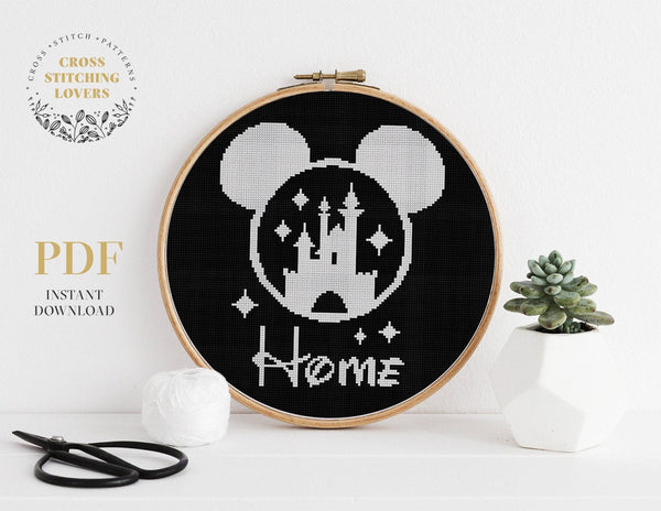 Mickey Mouse - Cross stitch pattern