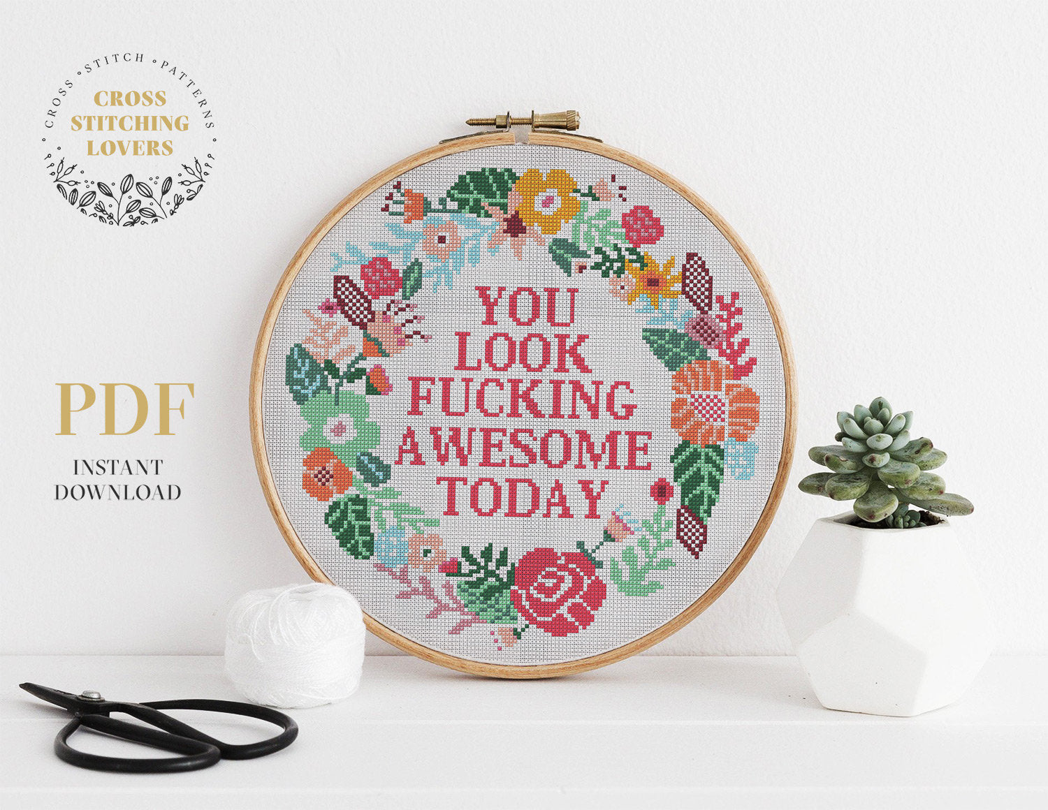 Funny Cross stitch pattern