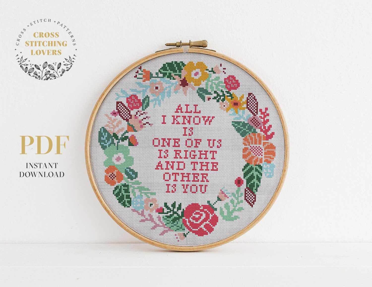 Subversive Cross stitch pattern