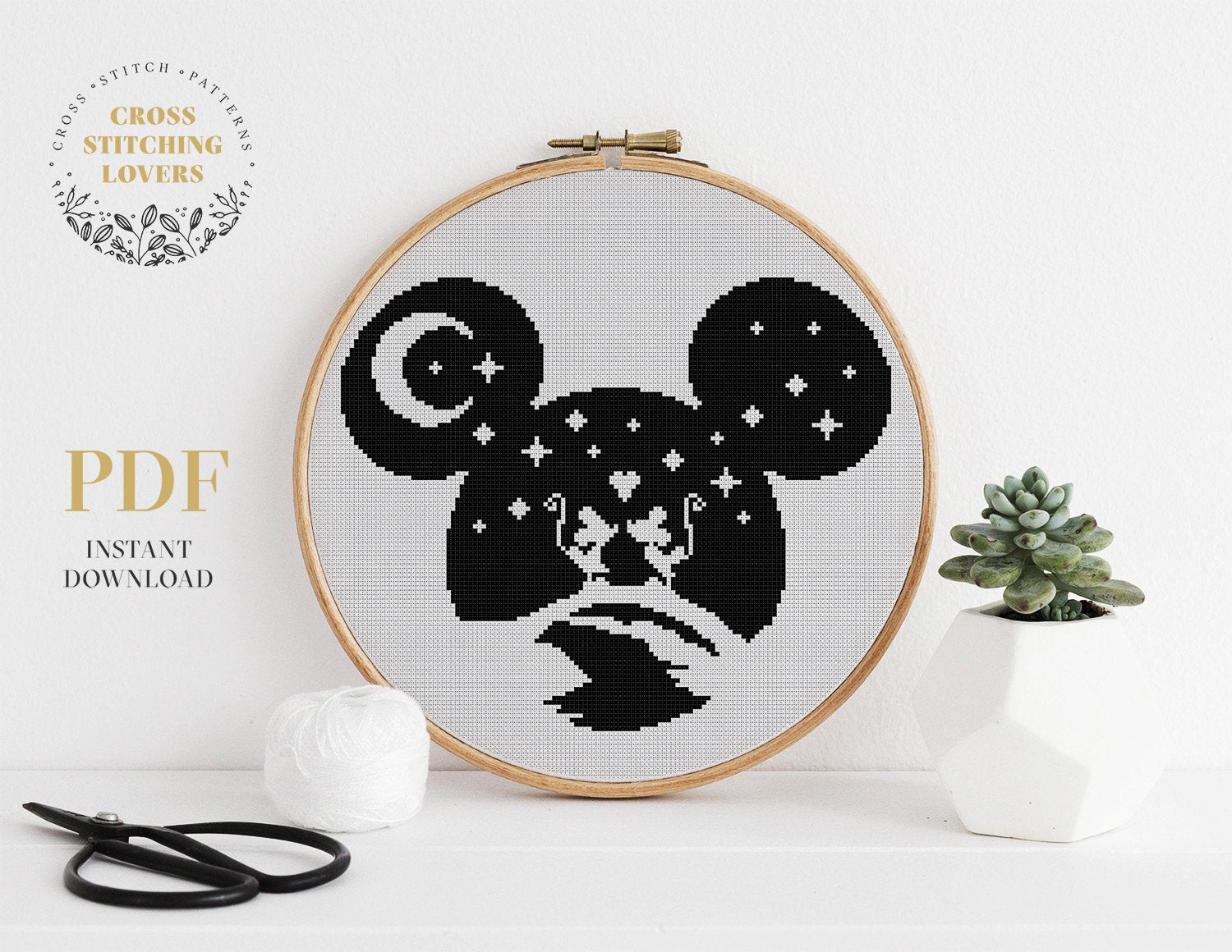 Mickey - Cross stitch pattern