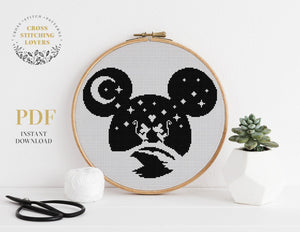 Mickey - Cross stitch pattern
