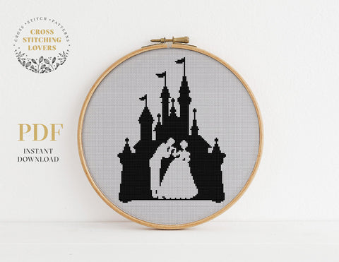 Disney castle  - Cross stitch pattern