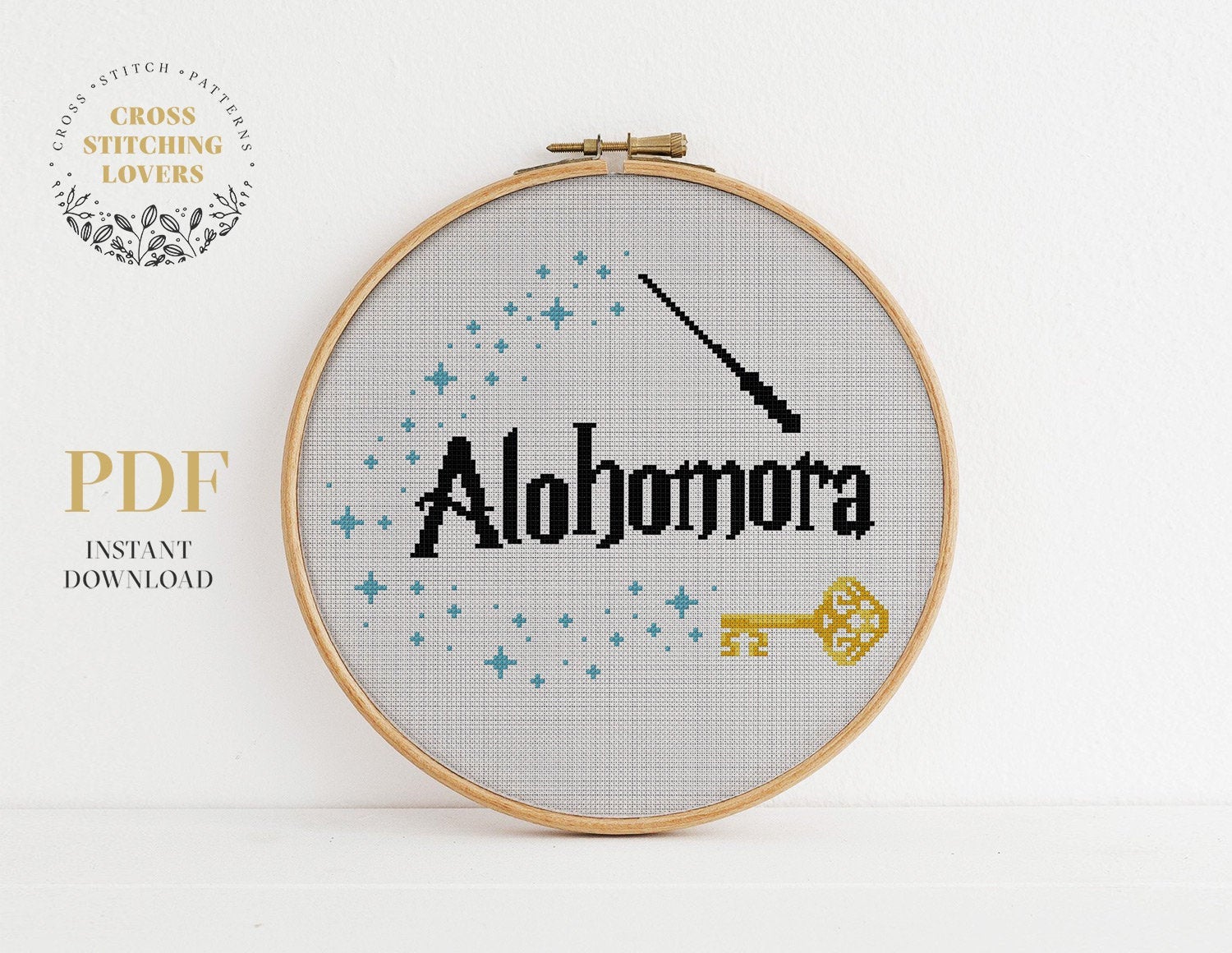 Harry Potter Alohomora  - Cross stitch pattern