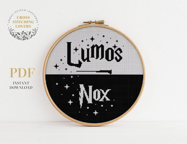 Harry Potter Magic spell - Cross stitch pattern