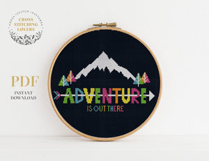 Adventure - Cross stitch pattern