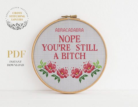 Funny Cross stitch pattern