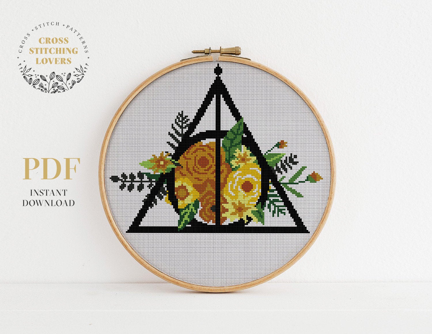 Harry Potter Magic symbol - Cross stitch pattern