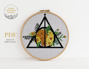 Harry Potter Magic symbol - Cross stitch pattern