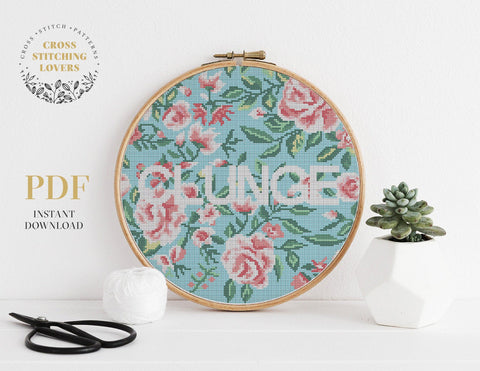 Subversive cross stitch pattern