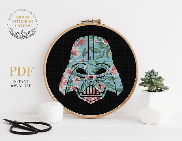Lord Vader - Cross stitch pattern