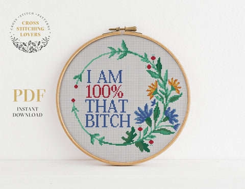 Funny Cross stitch pattern