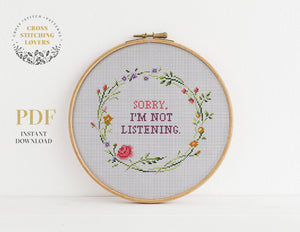 Funny Cross stitch pattern