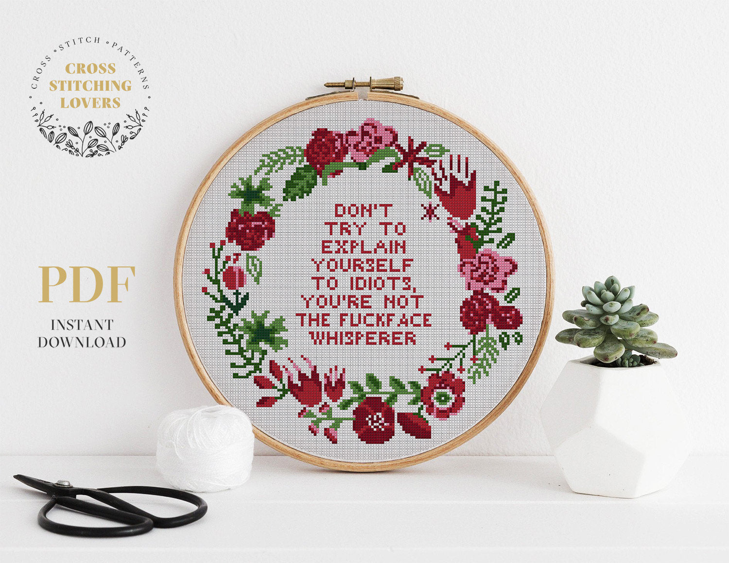 Funny Cross stitch pattern