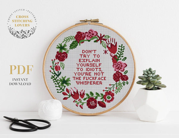 Funny Cross stitch pattern