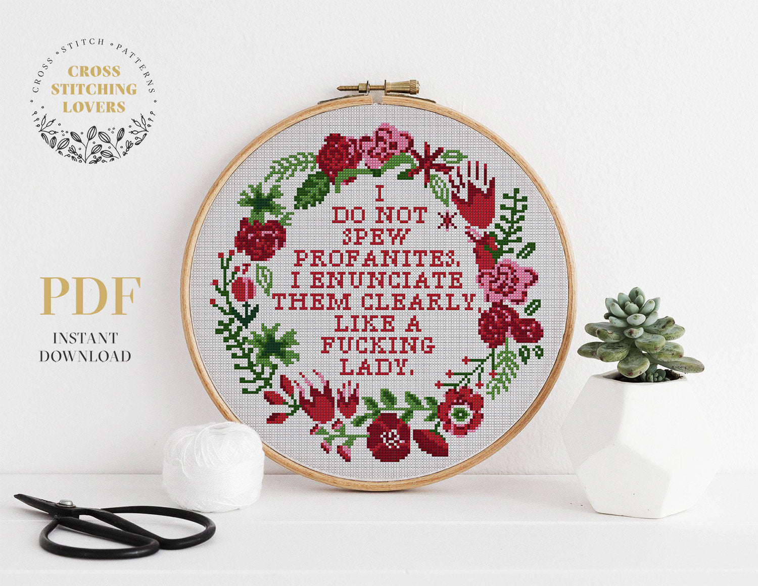 Funny Cross stitch pattern