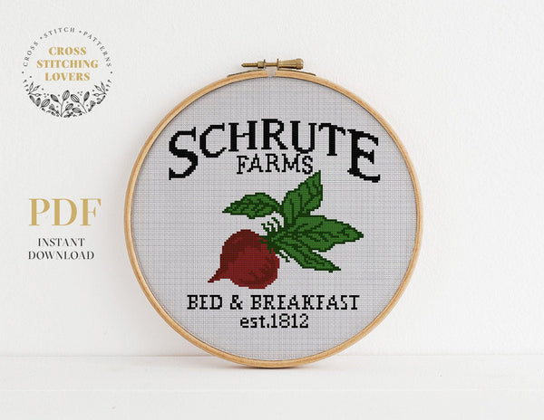 Schrute Farms - Cross stitch pattern