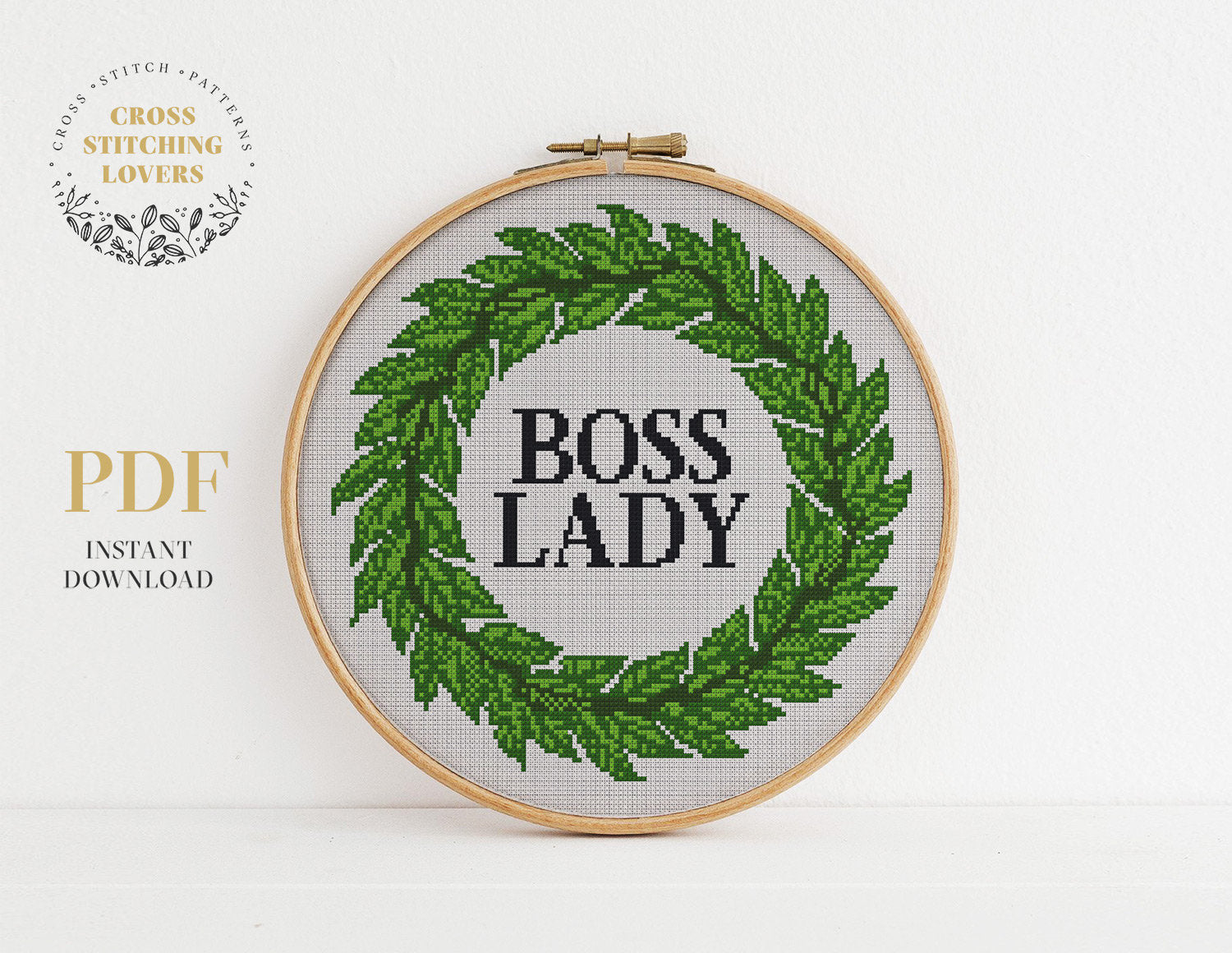 Boss Lady - Cross stitch pattern