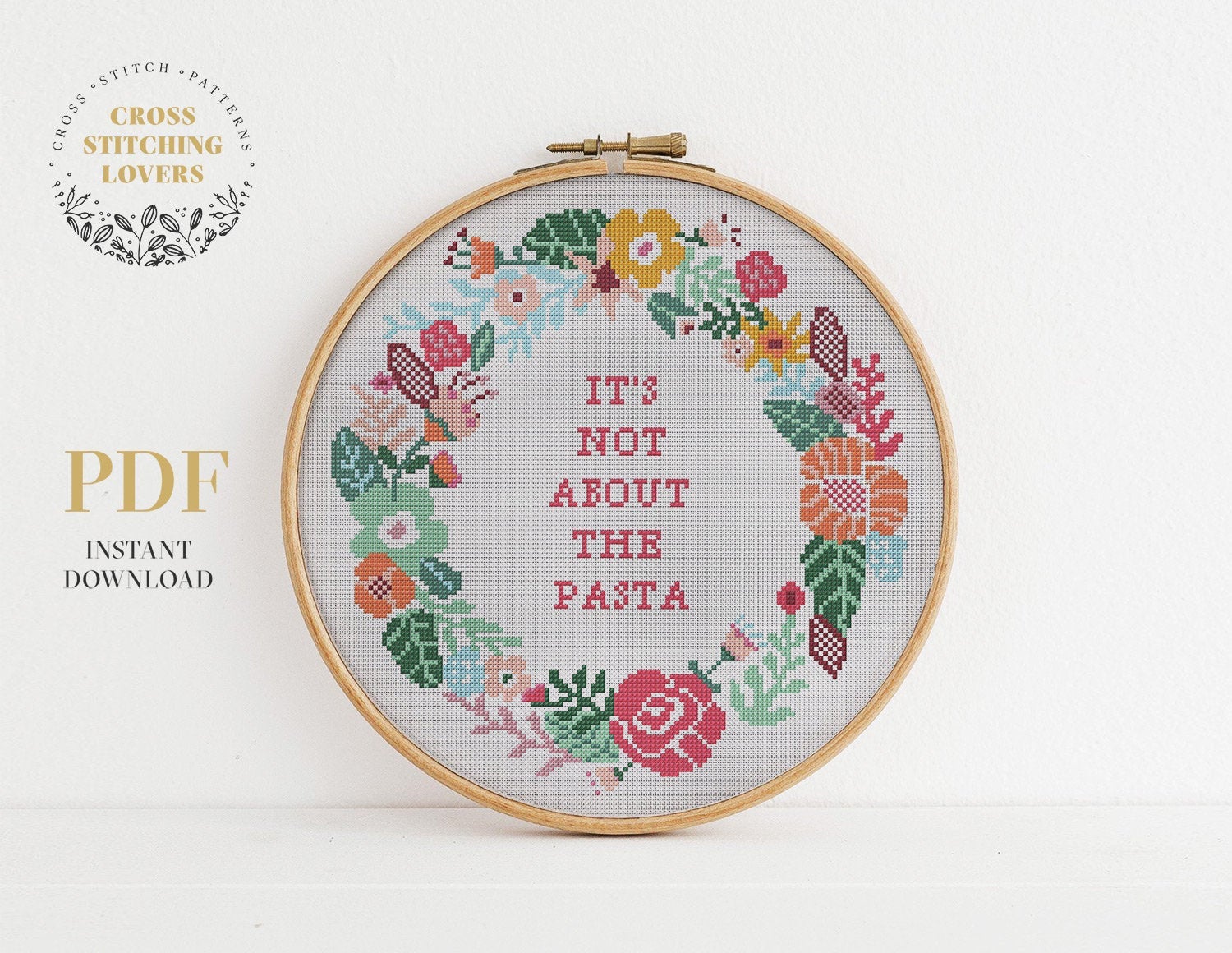 Funny cross stitch pattern
