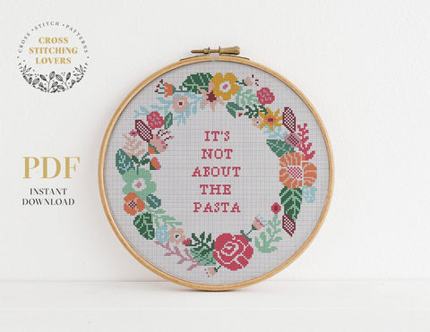 Funny cross stitch pattern