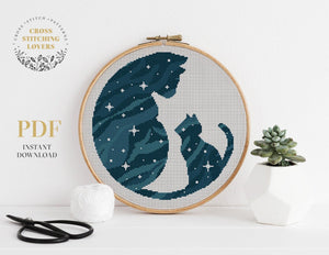 Cute cats - Cross stitch pattern