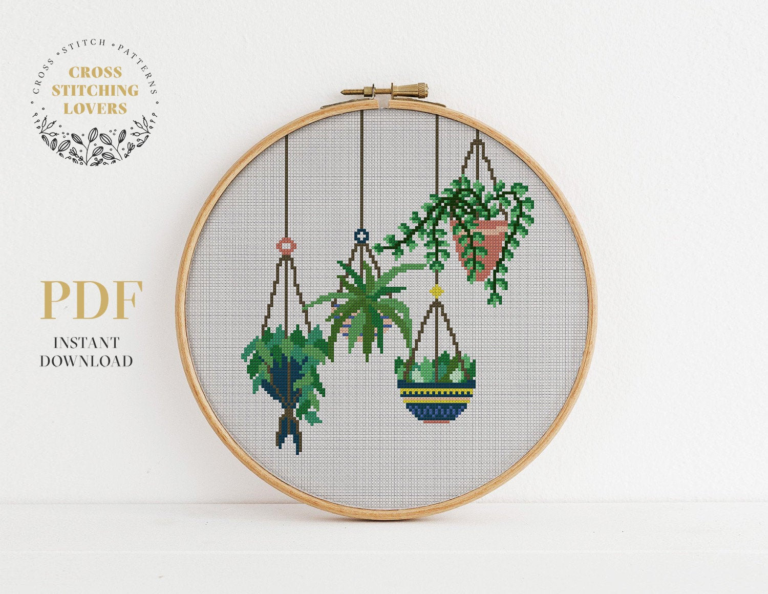 Plants - Cross stitch pattern