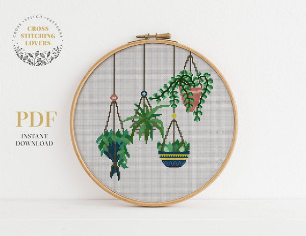 Plants - Cross stitch pattern