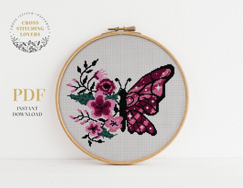 Butterfly - Cross stitch pattern – Cross Stitching Lovers