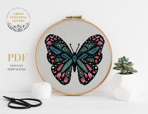 Butterfly - Cross stitch pattern