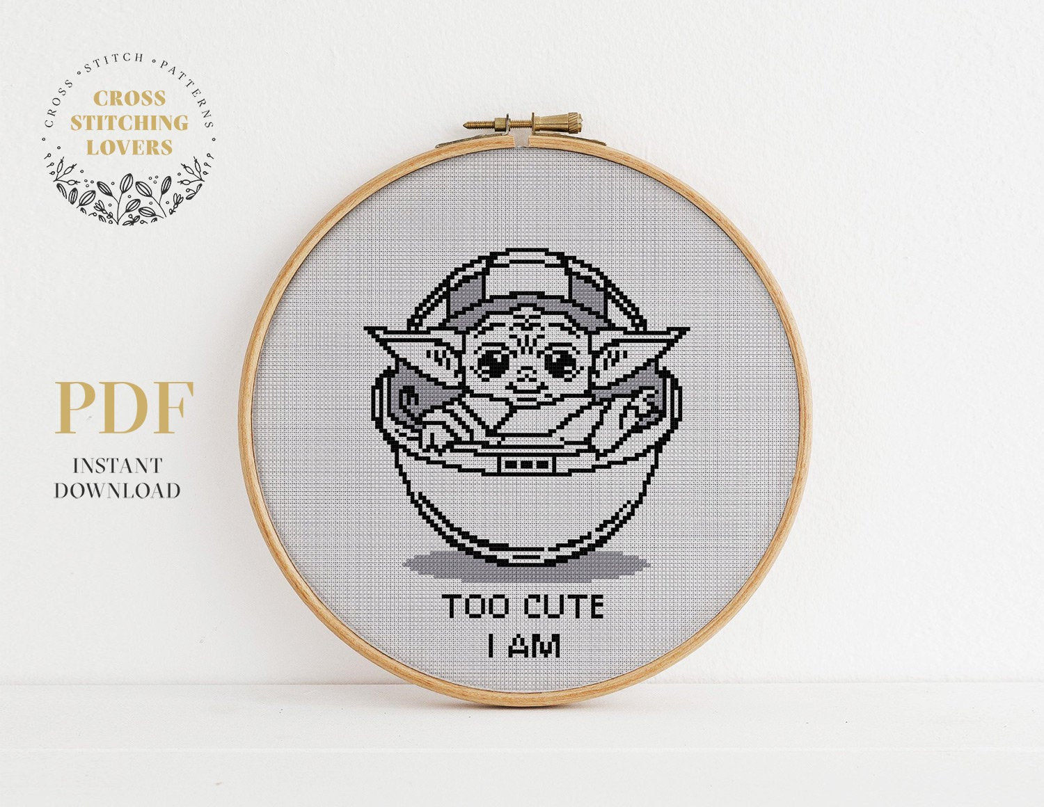 Too cute I Am - Star Wars cross stitch pattern – Cross Stitching Lovers too-cute-i-am-star-wars-cross-stitch-pattern-cross-stitching-lovers