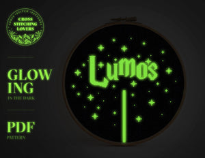 Harry Potter, Lumos - Cross stitch pattern